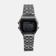 Retro Silver Digital Watch