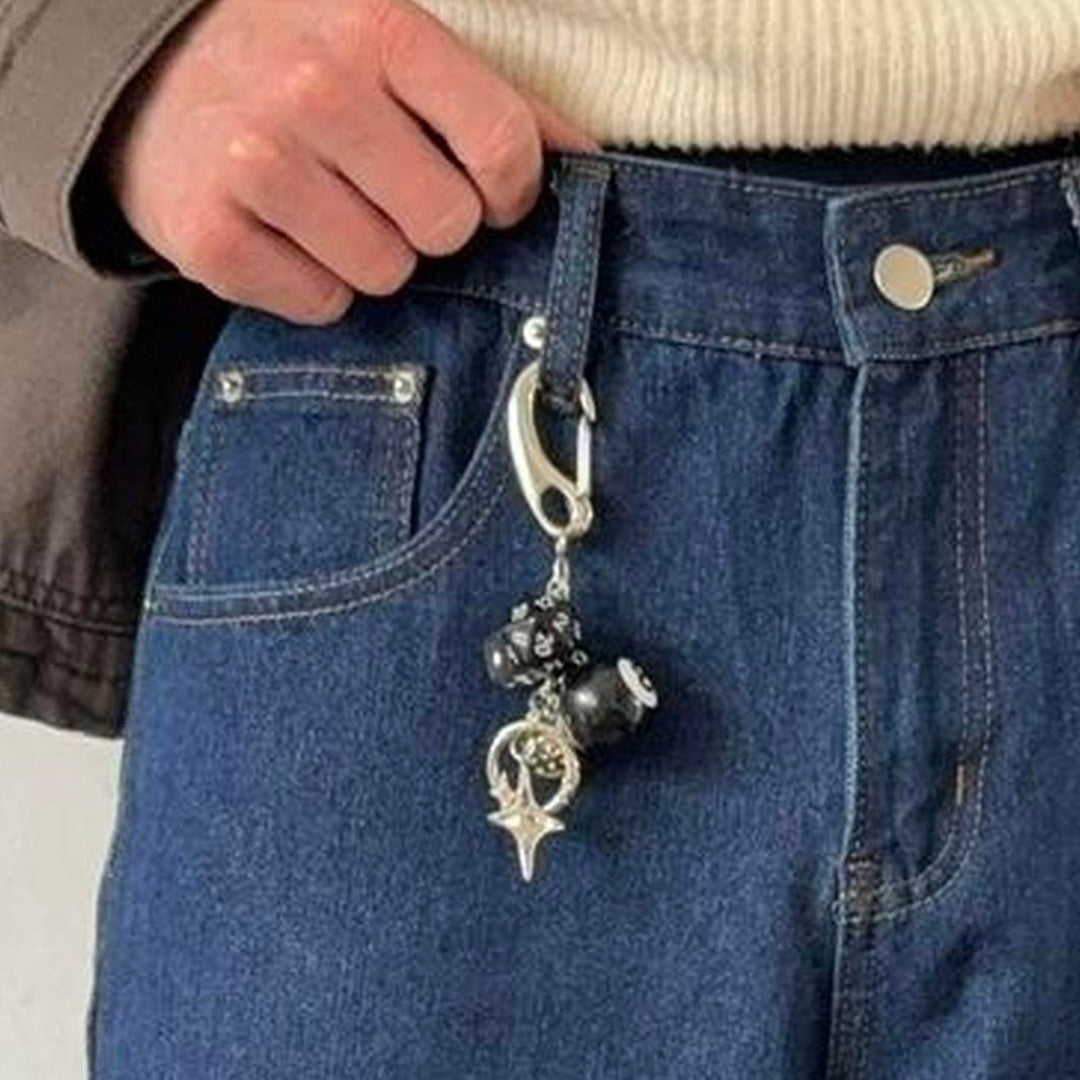 Dice & 8 Ball Keychain