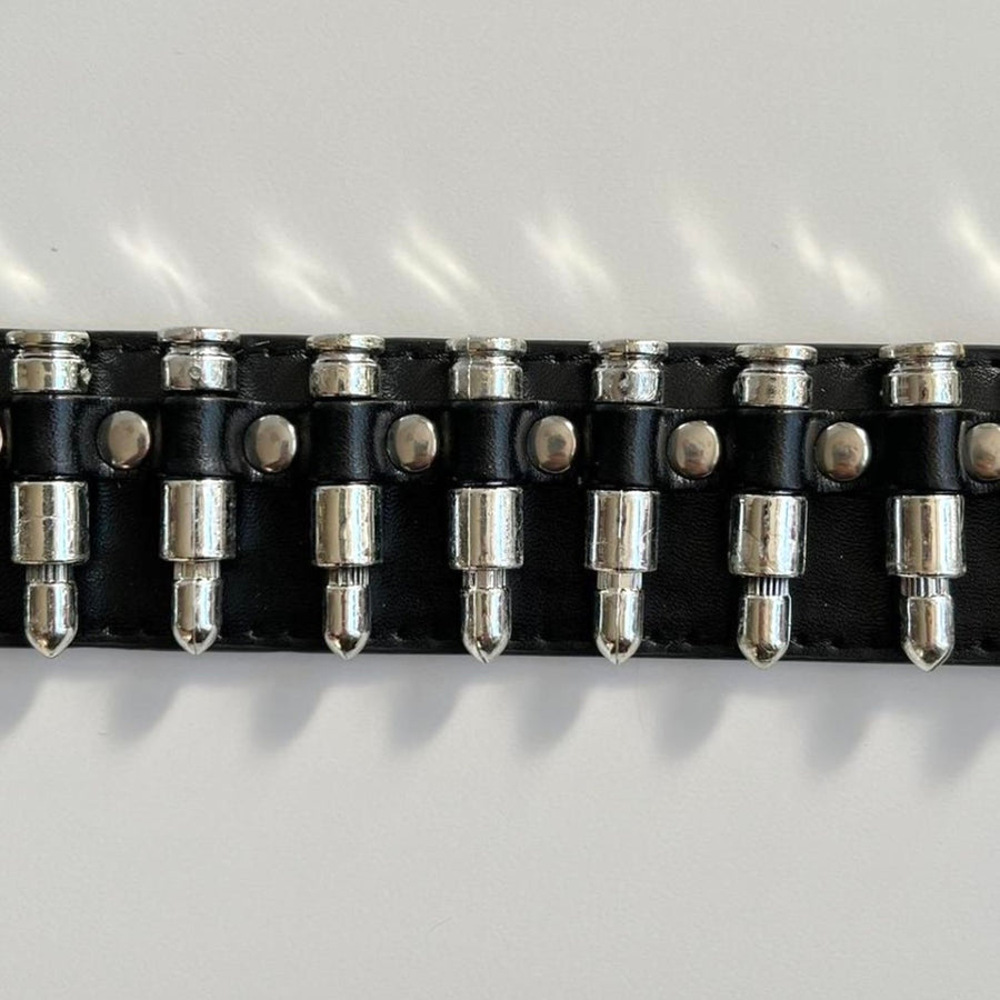 Black Studded Punk Belt