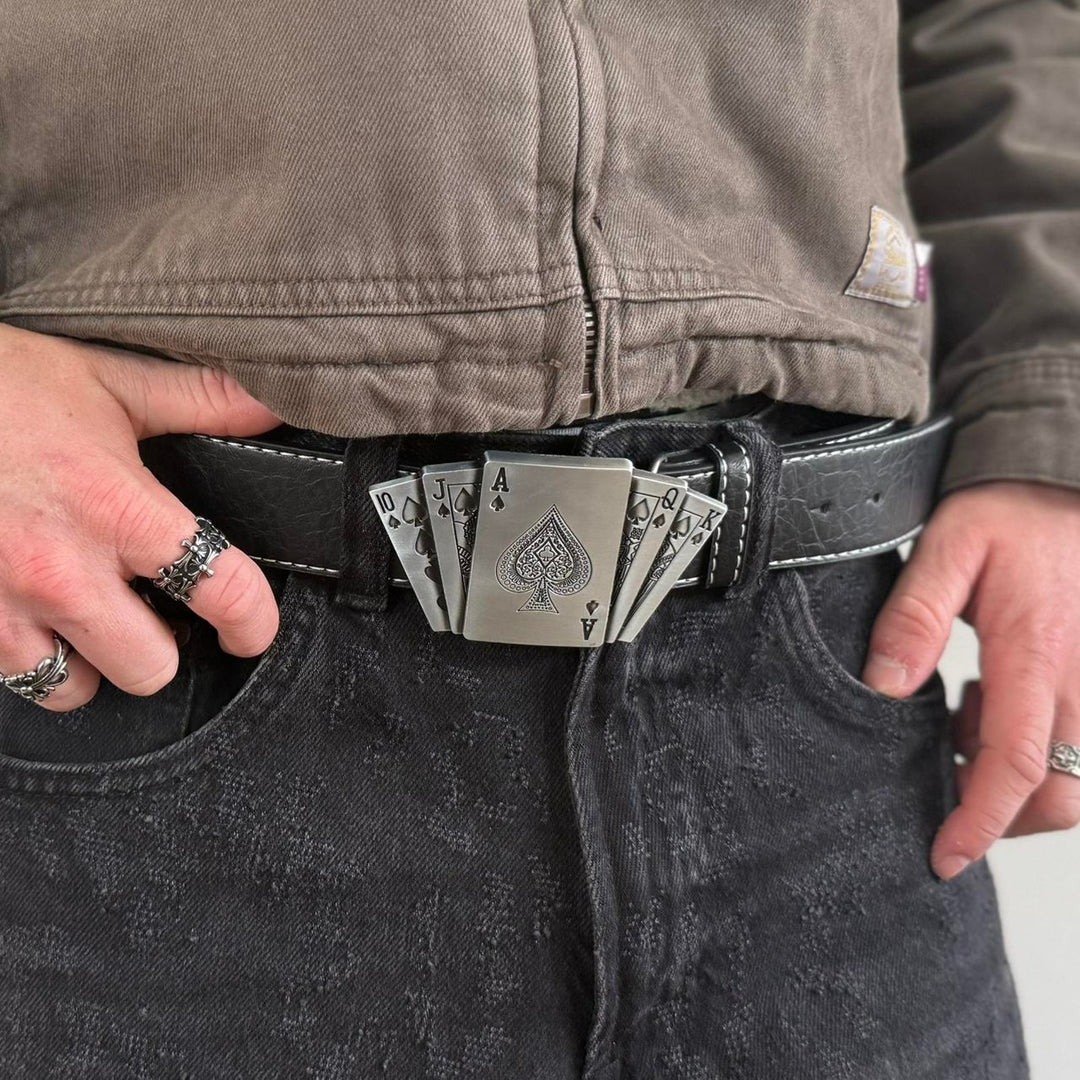 Ace of Spades Playing Card Belt - Rynor