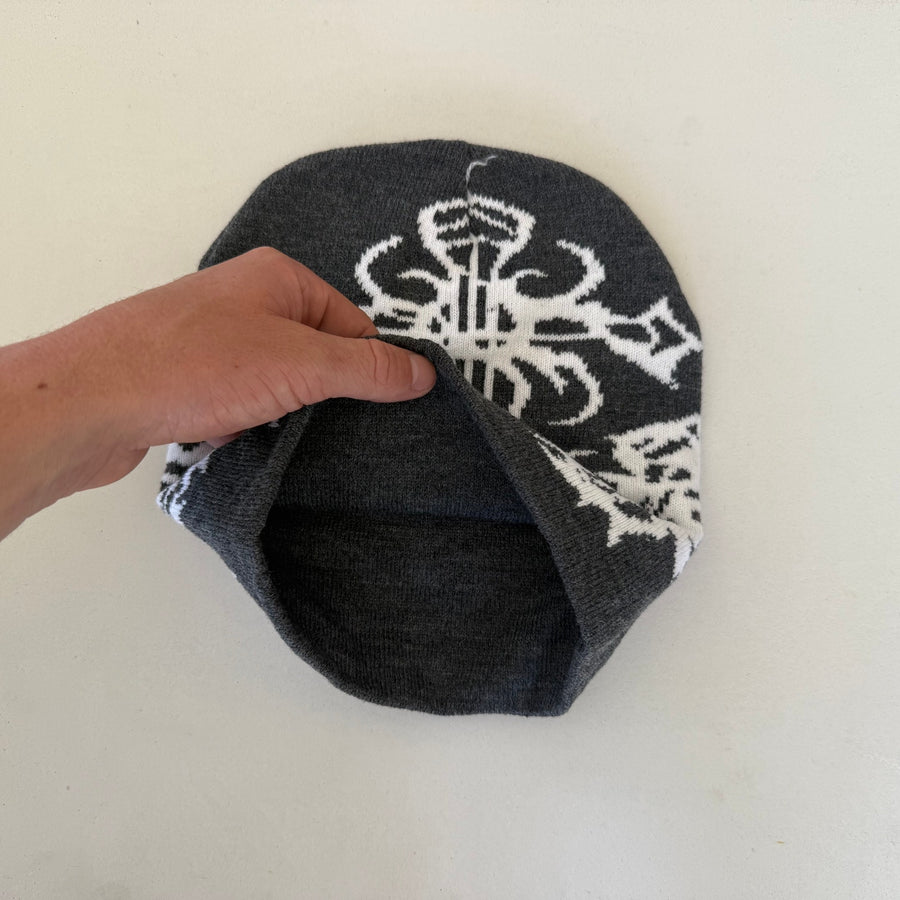 Tribal Gothic Cross Beanie