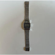 Retro Silver Digital Watch