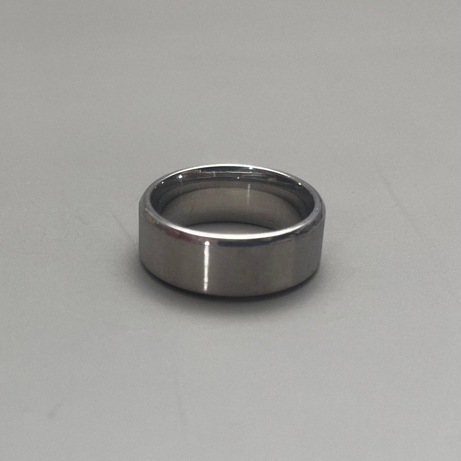 Silver Chrome Band Ring