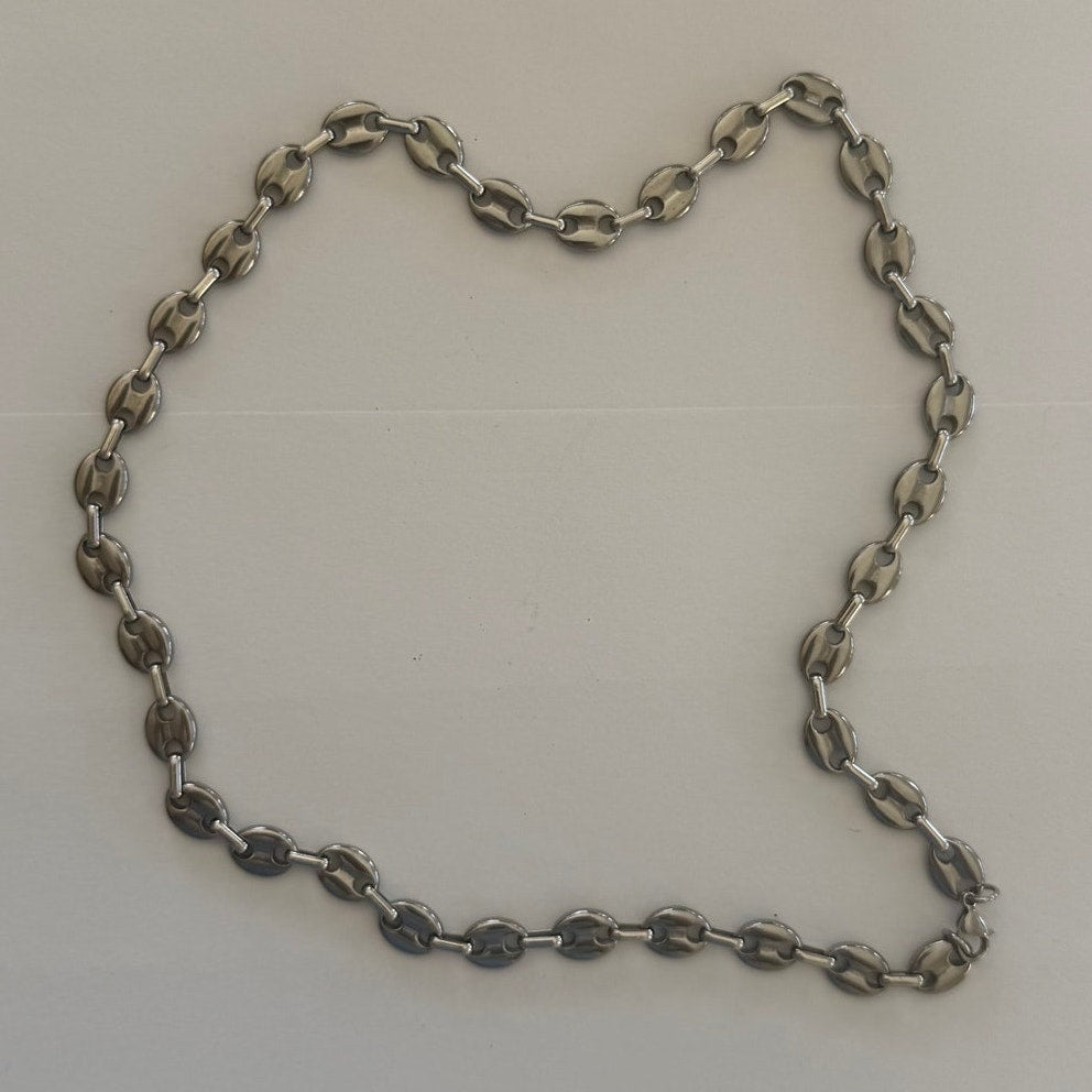 Silver Oval Link Chain