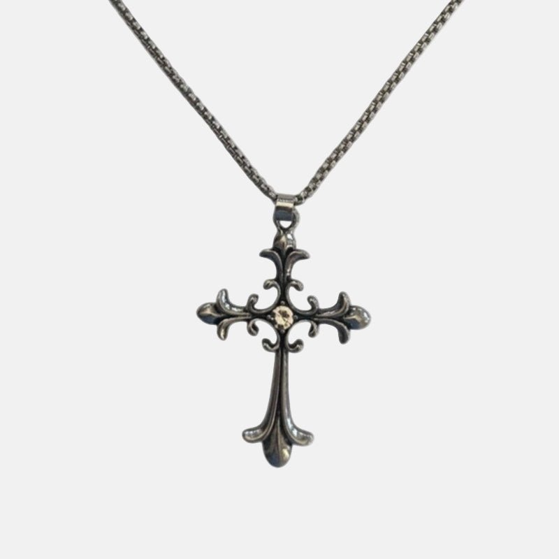 Gothic Cross Pendant Necklace - Rynor