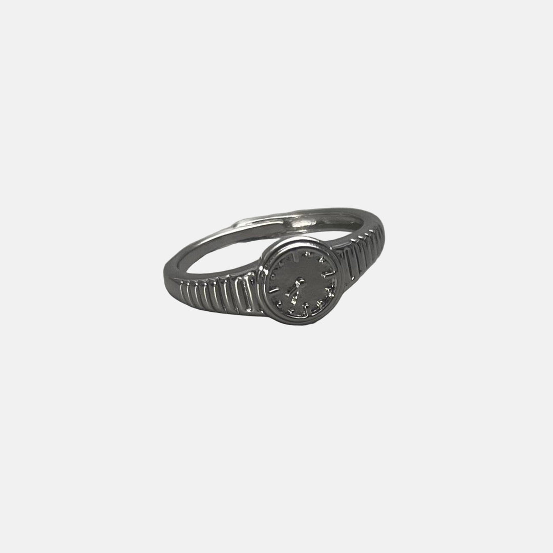 Silver Solitaire Ring - Rynor