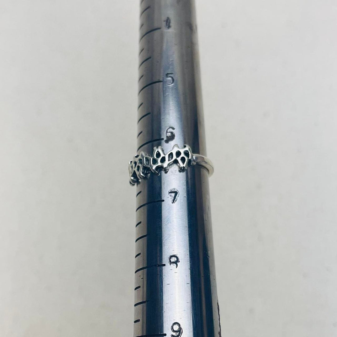 Silver Gothic Flame Ring - Rynor