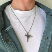Gun Pendant Necklace