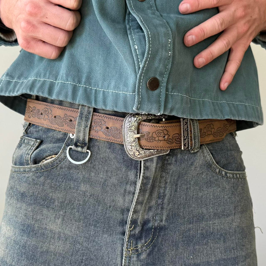 Floral Western Belt