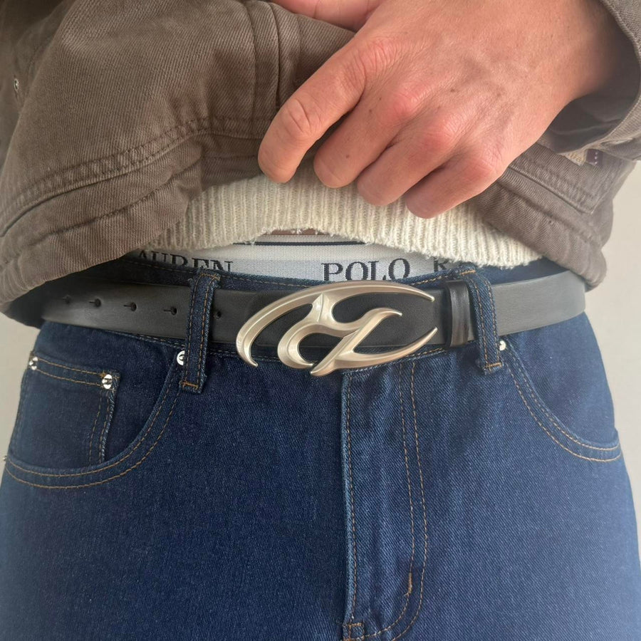Rynor Chrome Buckle Belt