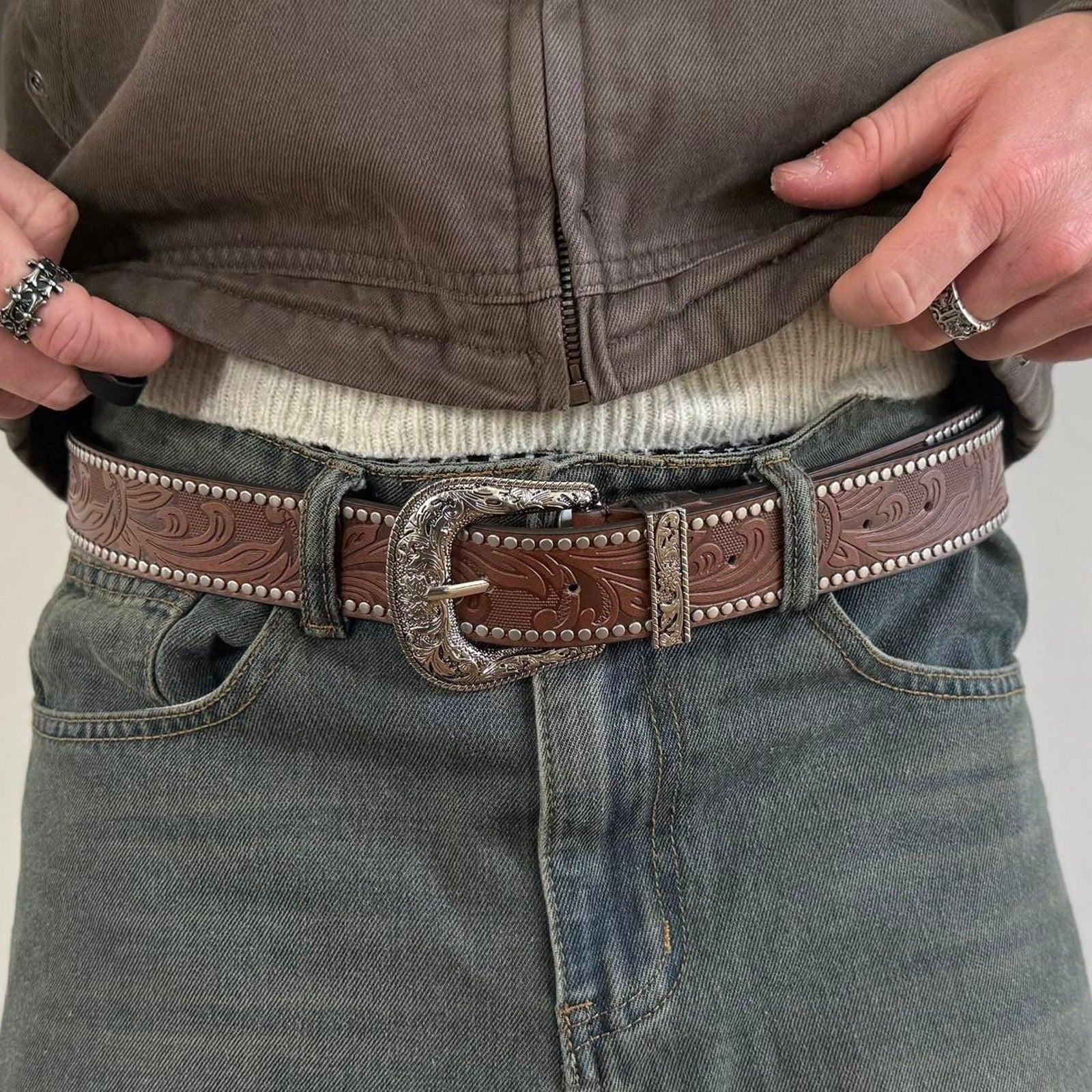 Skeleton Hand Belt