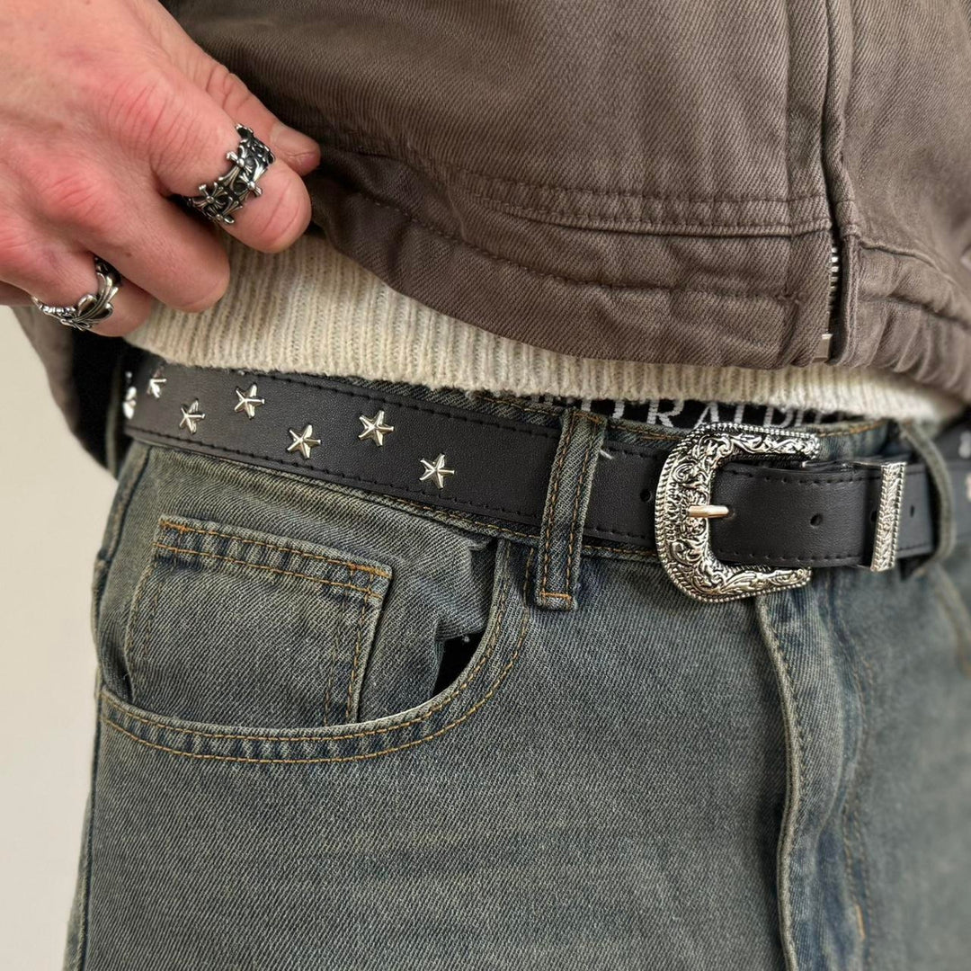 Black Star Western Belt - Rynor