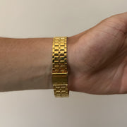 Gold Digital Watch