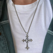 Gothic Cross Pendant Necklace