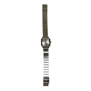 Square Silver Modern Watch
