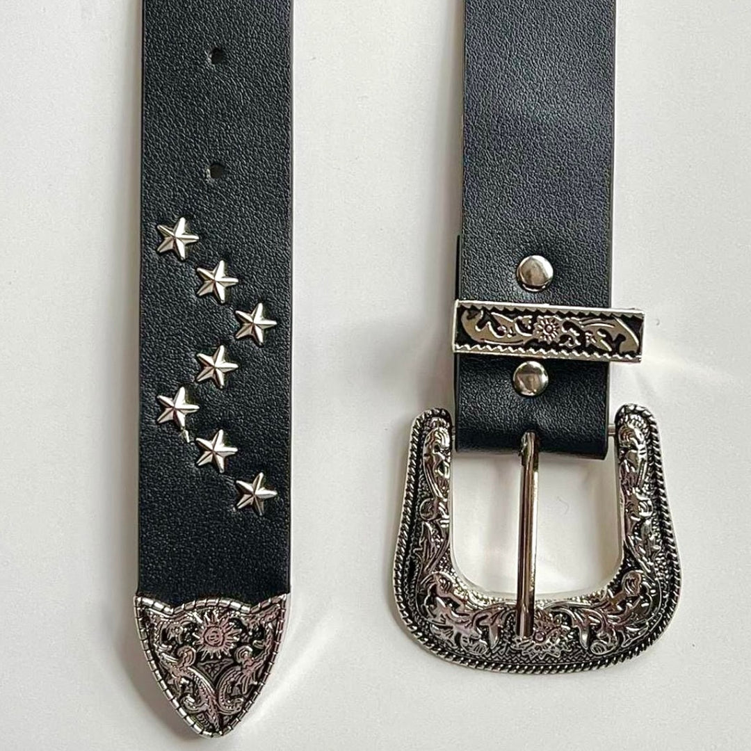 Black Star Western Belt - Rynor