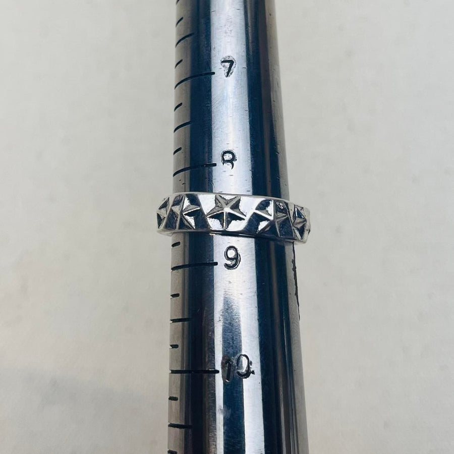 Silver Star Band Ring