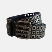 Triple Row Grommet Belt