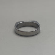 Silver Flat Top Ring
