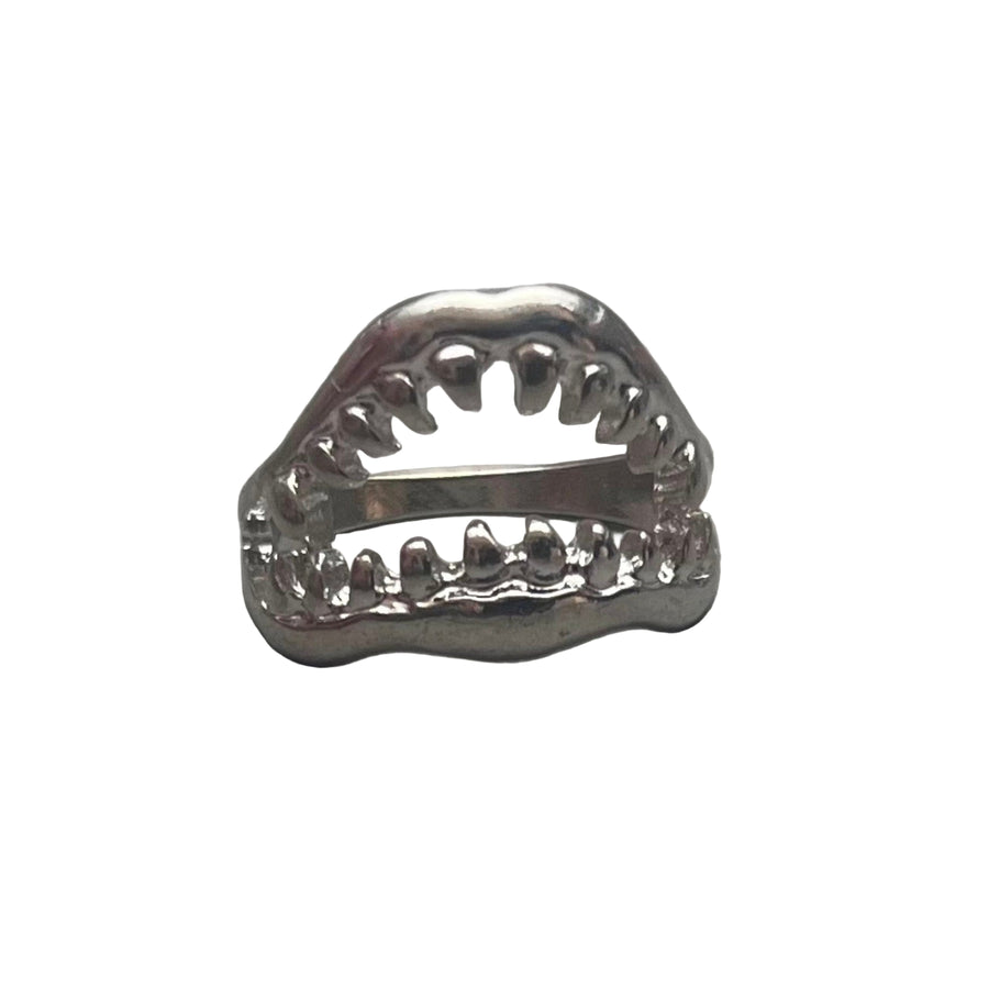 Silver Bite Ring