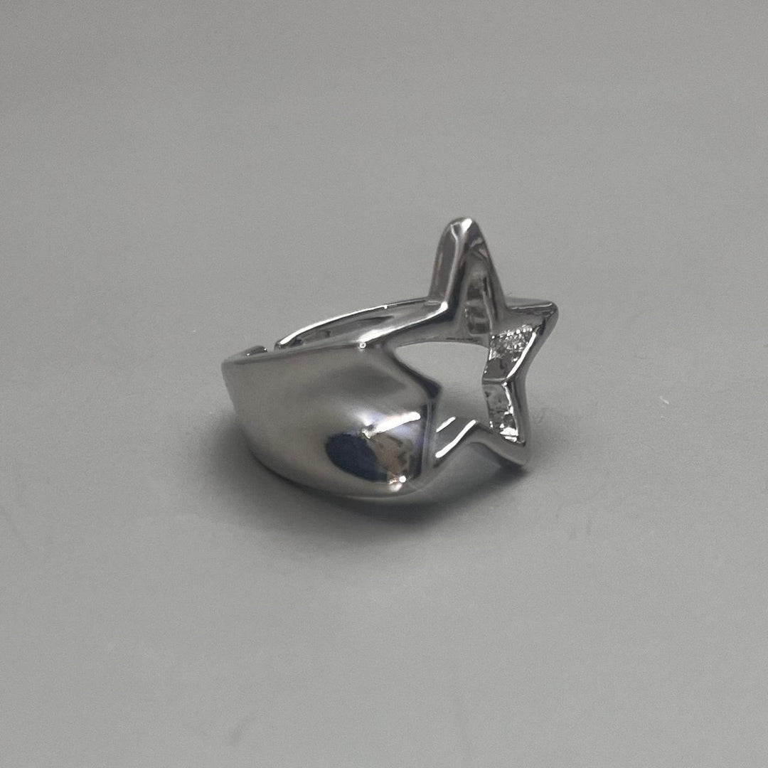 Silver Open Star Ring - Rynor