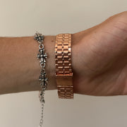 Rose Gold Digital Quartz Watch