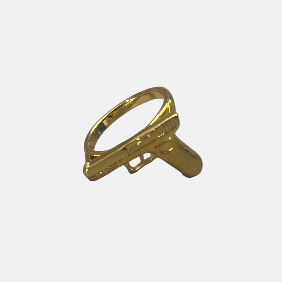 Gold Pistol Ring