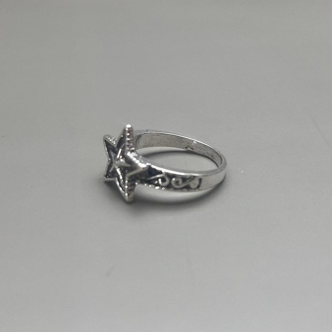 Silver Double Star Ring - Rynor