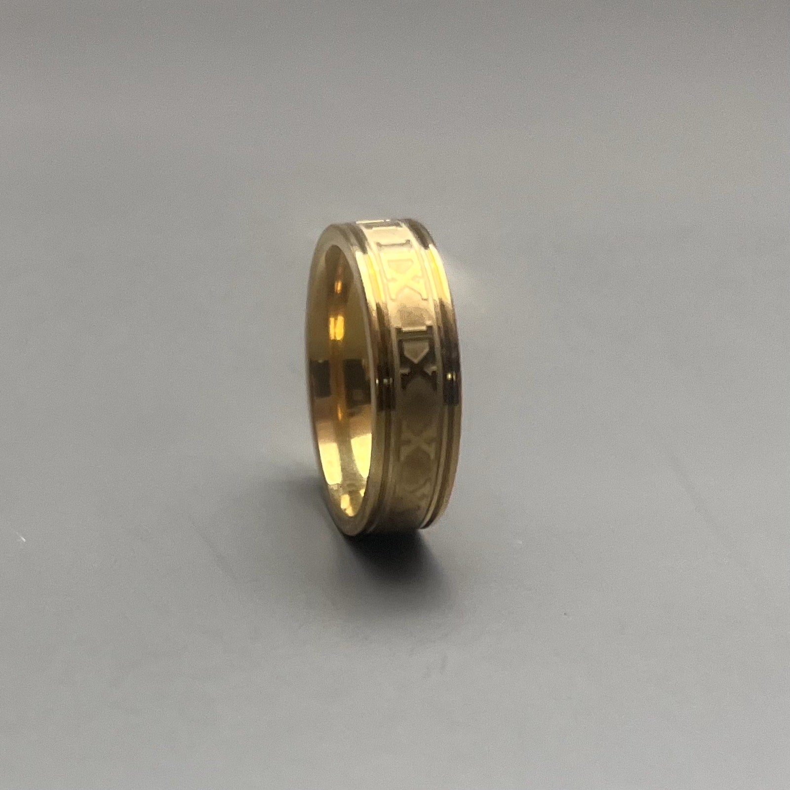 Engraved Band Ring