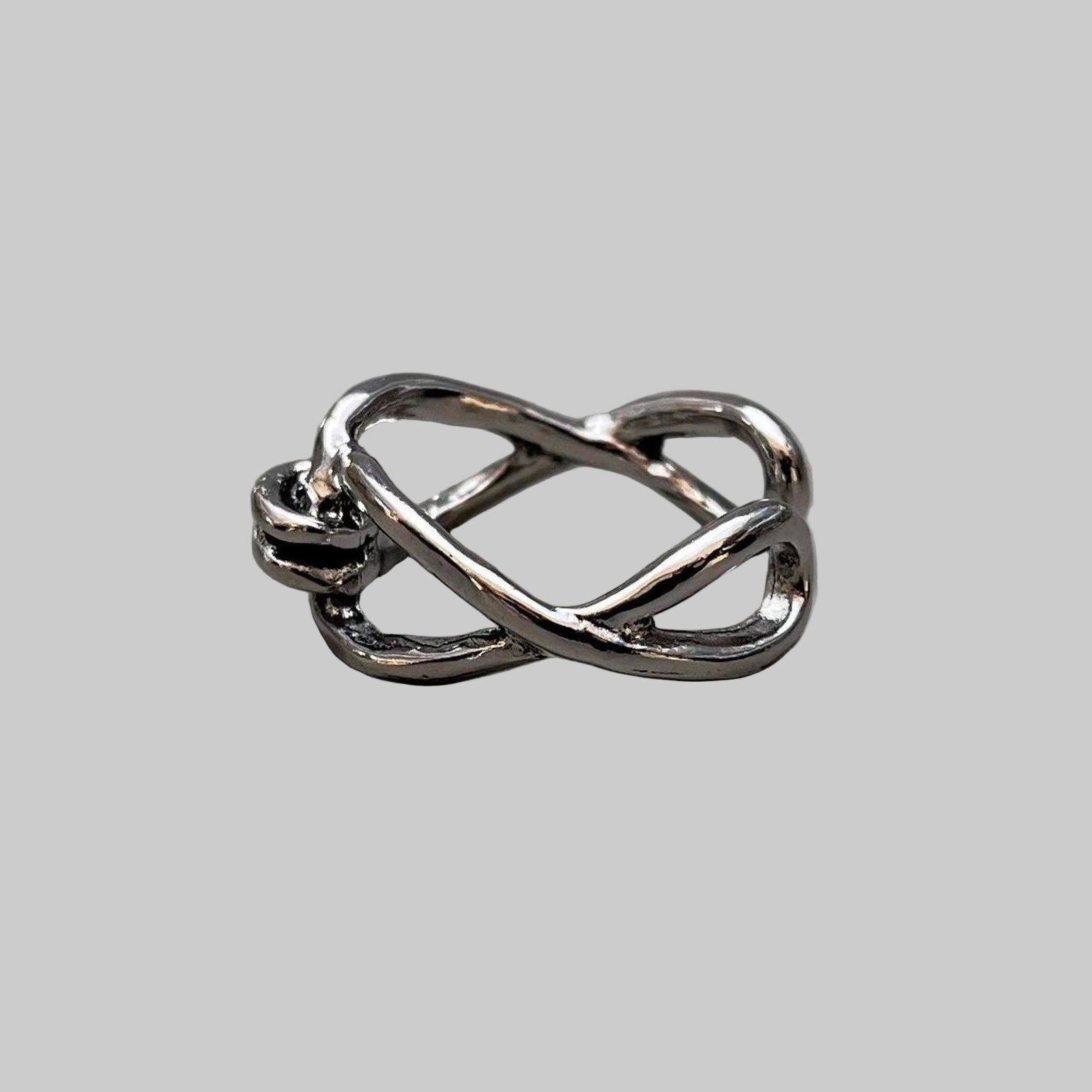 Silver Link Ring