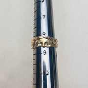 Gold Textured Wrap Ring