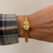 Gold Mesh Watch