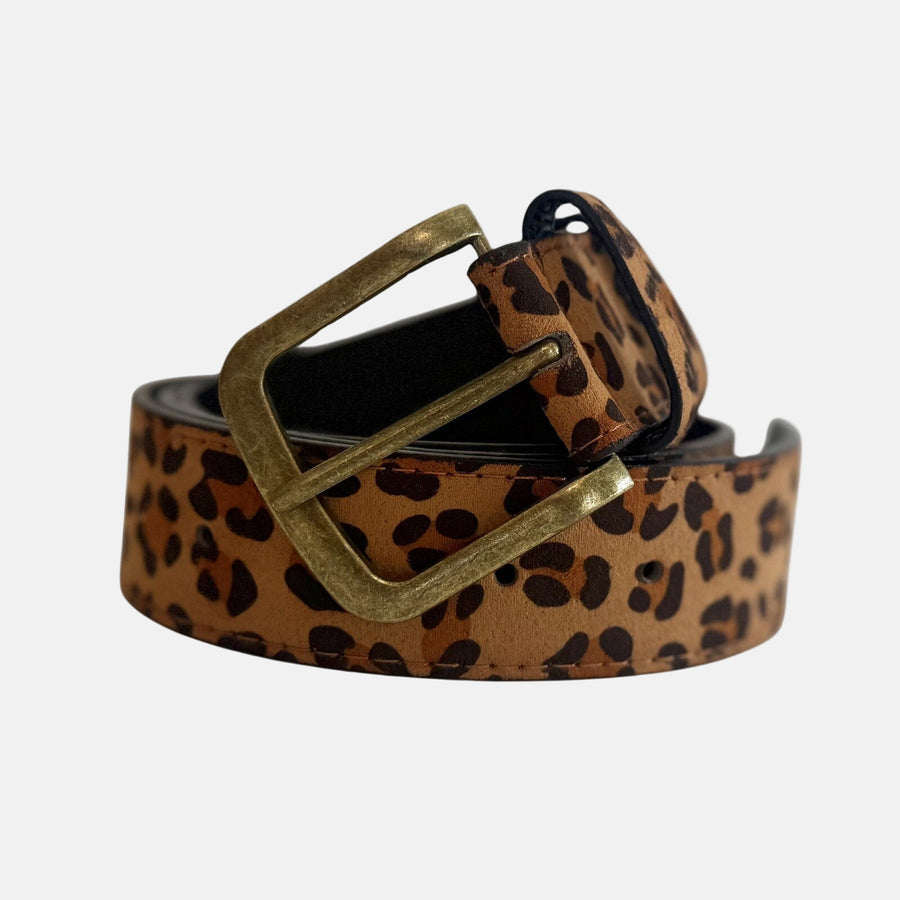 Leopard Print Belt