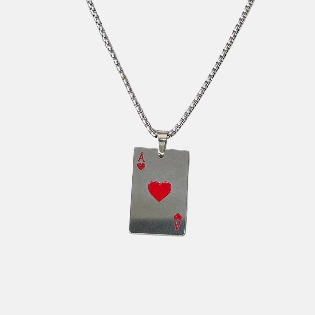 Ace of Hearts Pendant Necklace - Rynor