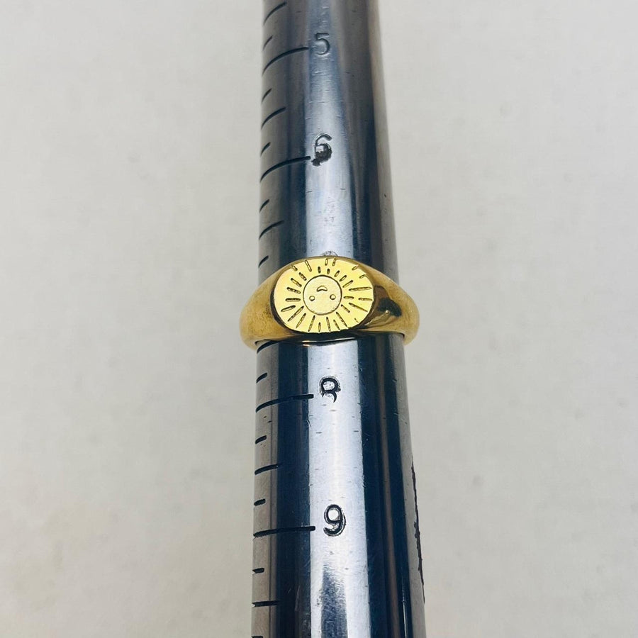 Gold Sunburst Ring