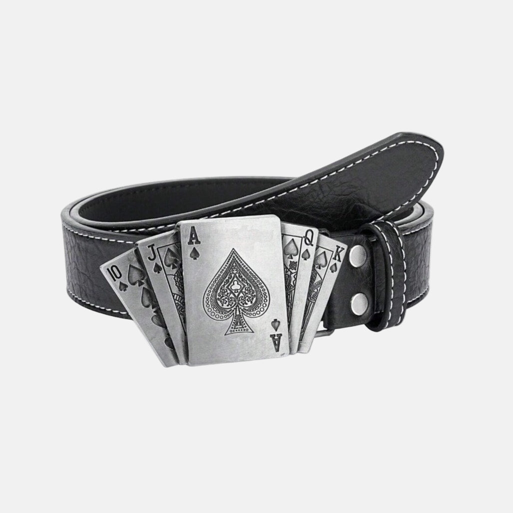 Ace of Spades Playing Card Belt - Rynor