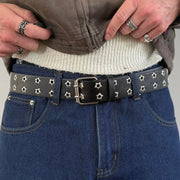 Black Star Studded Belt