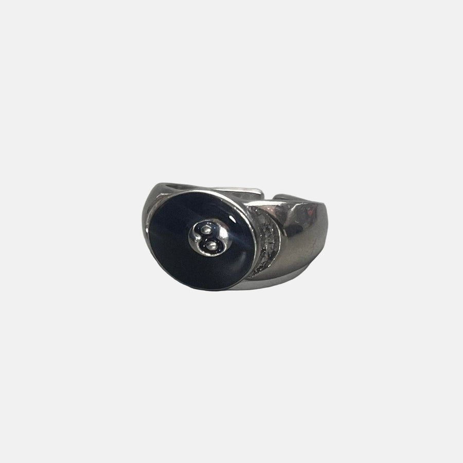 Silver 8-Ball Ring