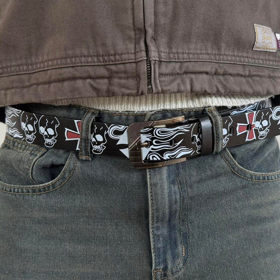 Flame Cross Belt