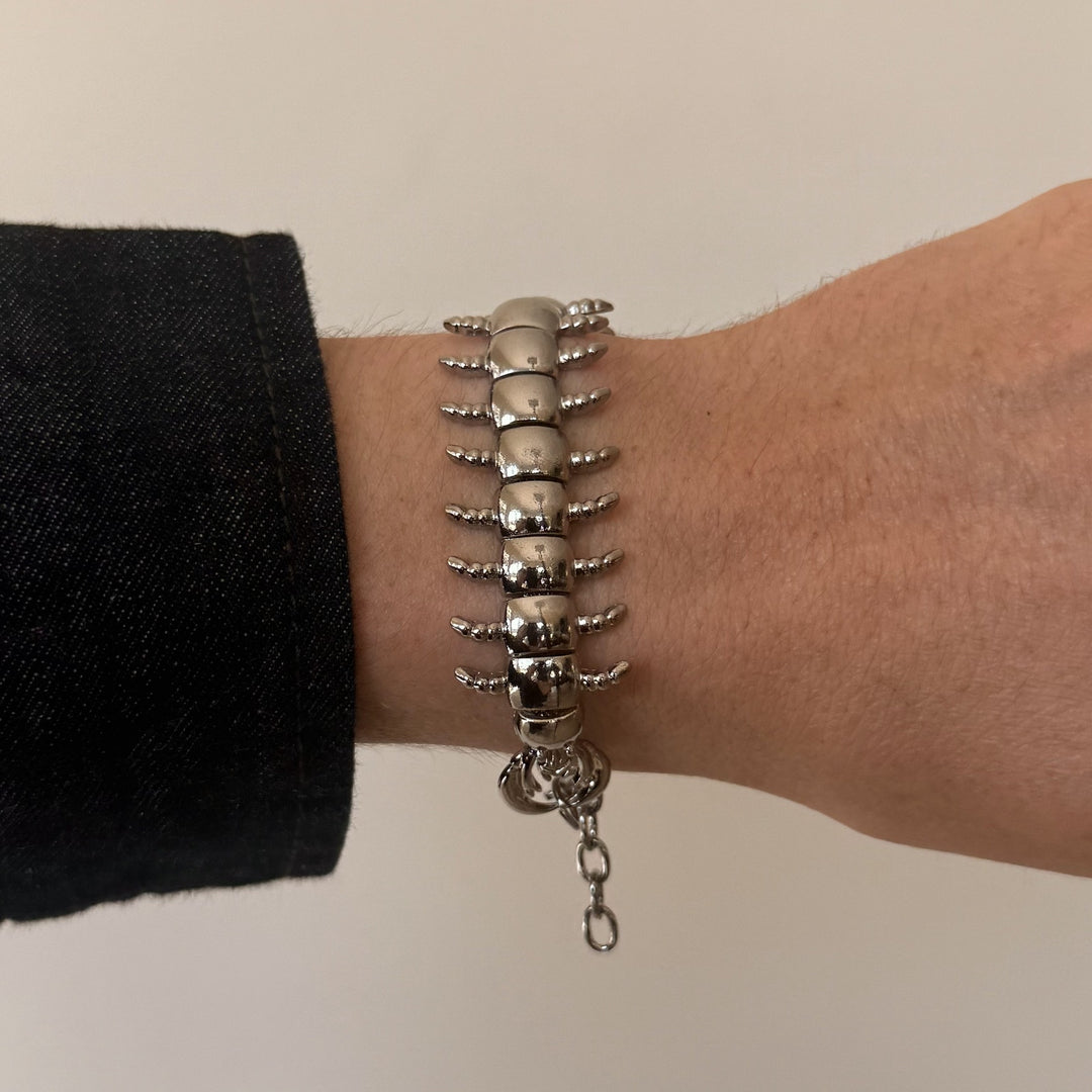 Silver Centipede Bracelet - Rynor