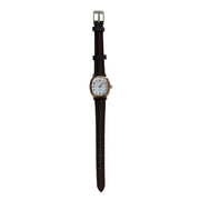 White Dial Leather Watch
