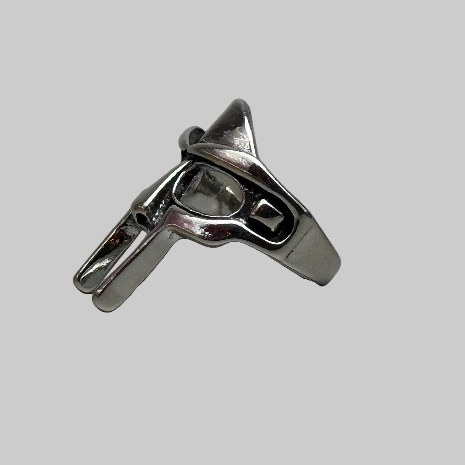 Silver Gladiator Helmet Ring