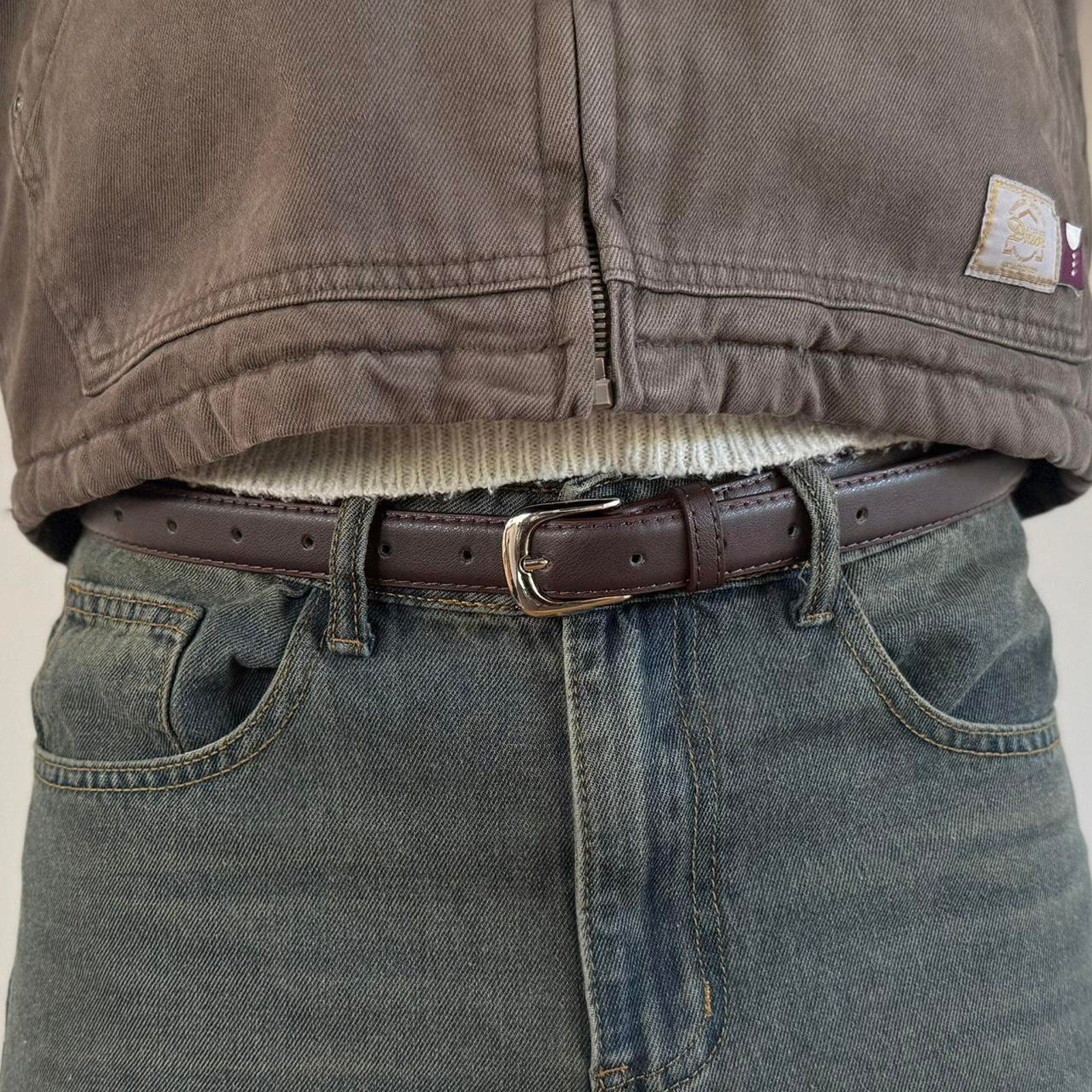 Brown Classic Leather Belt