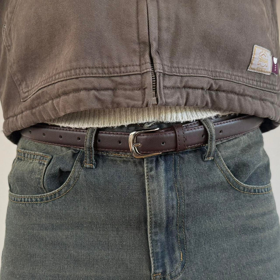 Brown Classic Leather Belt