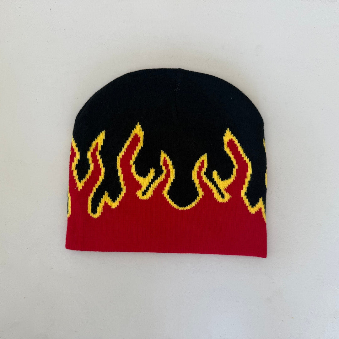 Flame Knit Beanie