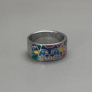 Colorful Enamel Band Ring