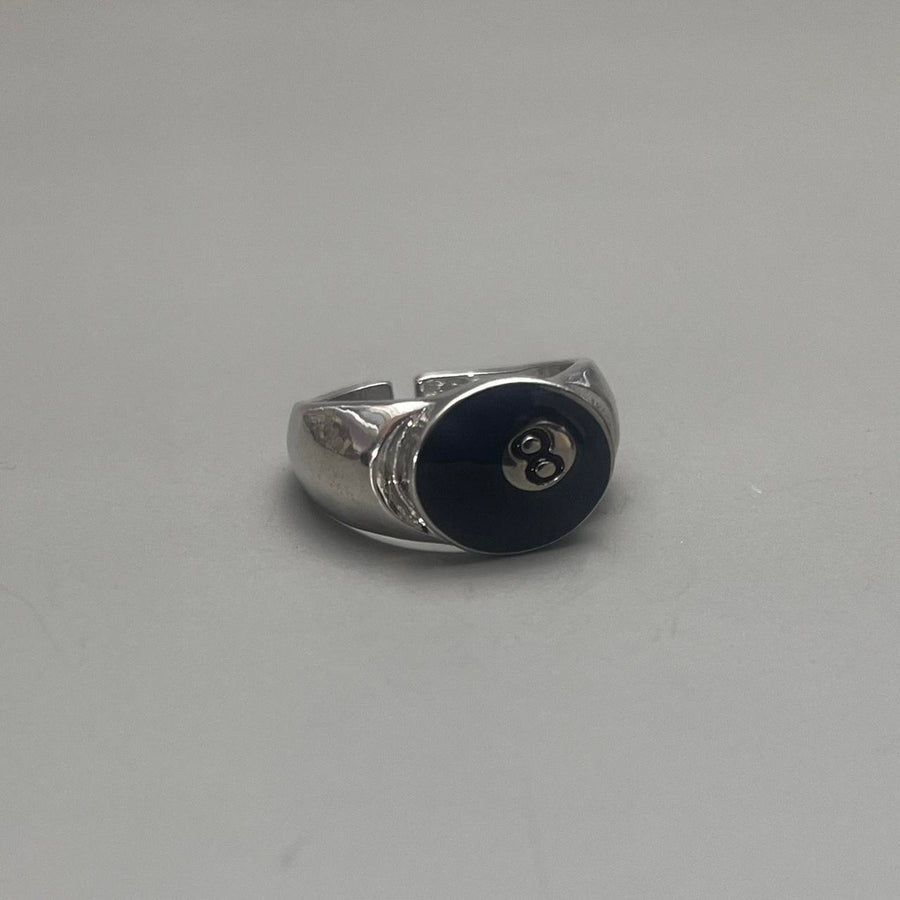 Silver 8-Ball Ring