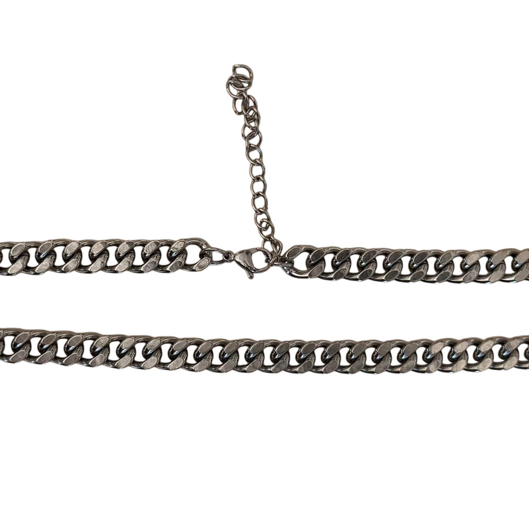 Silver Cuban Link Chain Necklace - Rynor