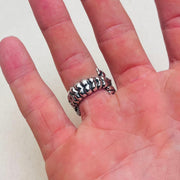Silver Dragon Wrap Ring