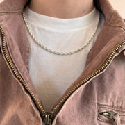 Silver Rope Chain